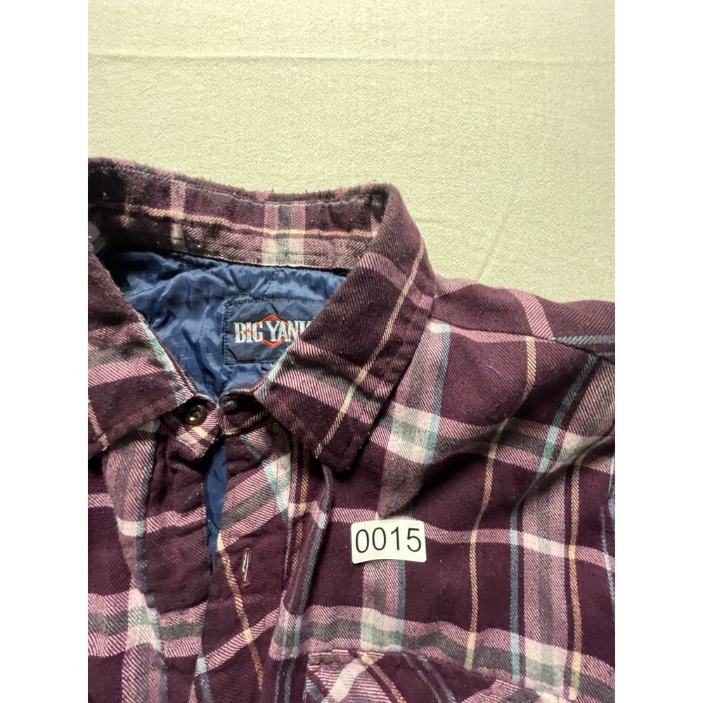 Big Yank Lined Quilted Vintage Jacket XLT Long Sleeve Maroon
